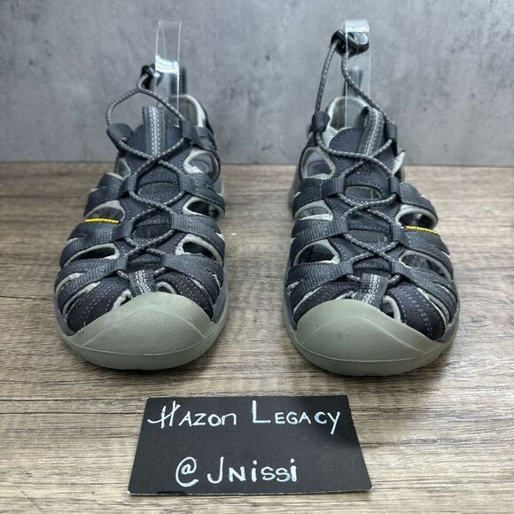 Keen~Women’s~Gray Whisper Closed Toe Sport Hiking Trail Sandals~Size 7 - Picture 3 of 8
